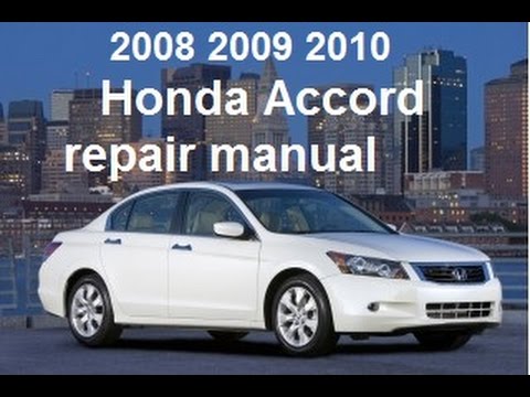 Honda accord repair manual free